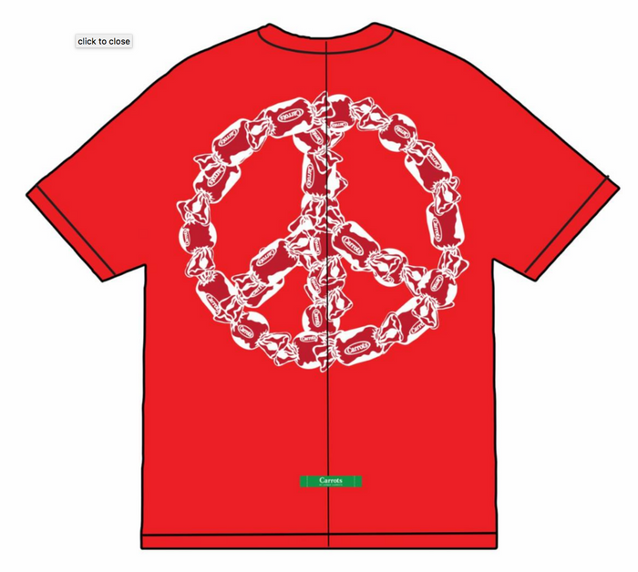 CARROTS PEACE OF CANDY T-SHIRT (Red)
