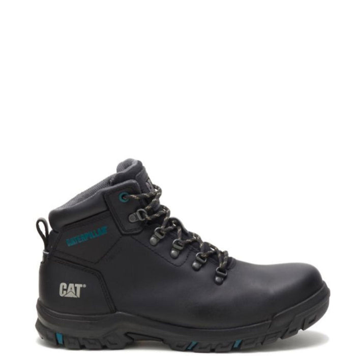 CAT Women's Mae Waterproof Steel Toe Work Boot_Black Work Boots CAT Black 10 M