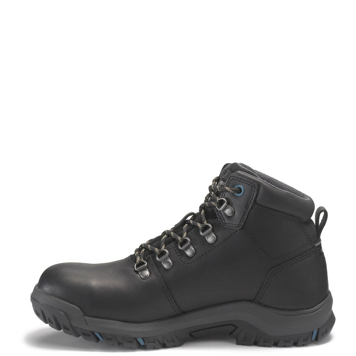 CAT Women's Mae Waterproof Steel Toe Work Boot_Black Work Boots CAT