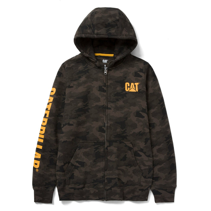 CAT Women's Trademark Banner Full Zip Hoodie Sweatshirts & Hoodies CAT Night Camo 1XL Plus