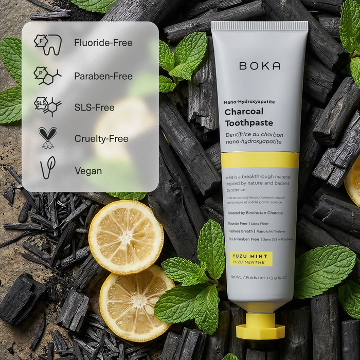 Charcoal Yuzu Mint Nano-hydroxyapatite Toothpaste