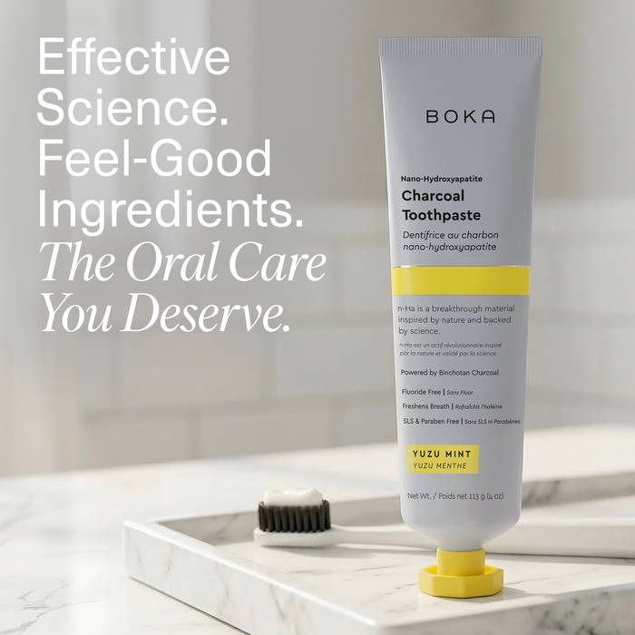 Charcoal Yuzu Mint Nano-hydroxyapatite Toothpaste