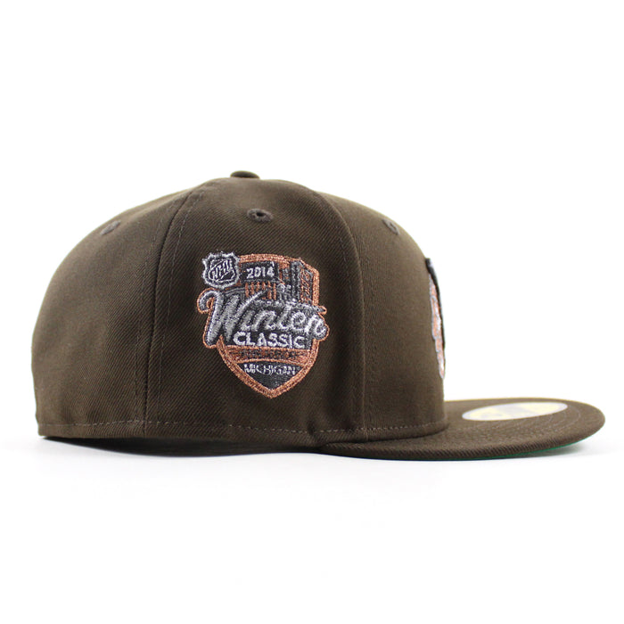 Chicago Blackhawks Winter Classic 2014 New Era 59Fifty Fitted Hat (Walnut Gray Under brim)