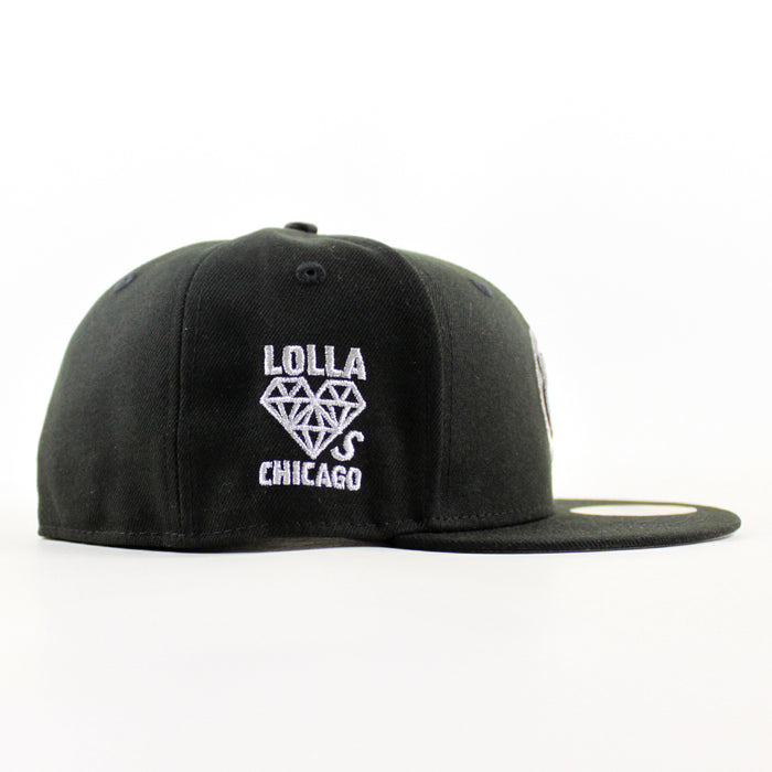 Chicago Cubs Lola Loves Chicago New Era 59Fifty Fitted Hat (Black Gray Under Brim)