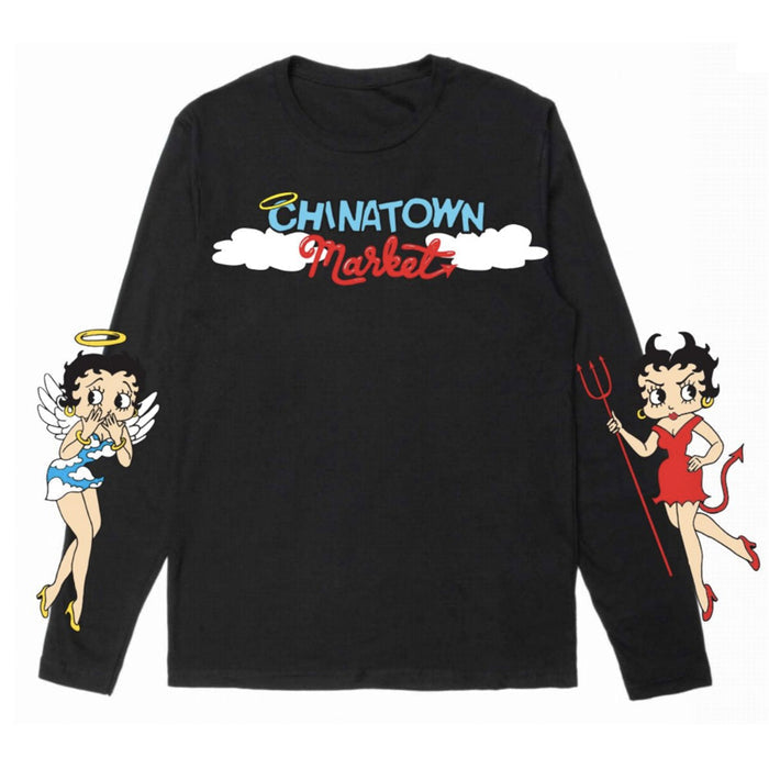 Chinatown Market ANGEL DEVIL LONG SLEEVE (Black)