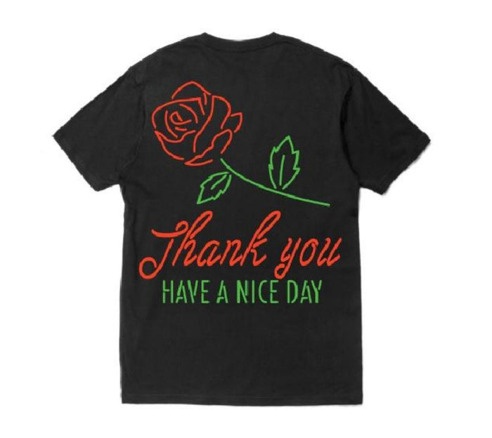 Chinatown Market Rose T-shirt (Black)