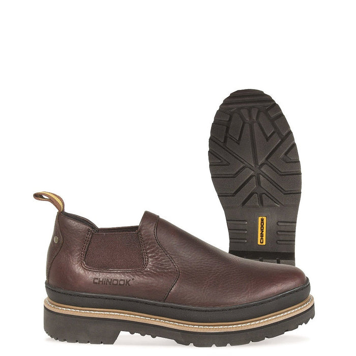 Chinook Footwear Men's Workhorse Romeo Boot Slip-On Shoes & Clogs Chinook Footwear Brown 10 M/W