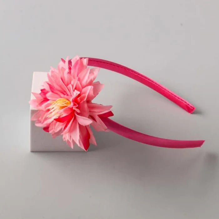 Chrysanthemum Flower Headband - Vibrant Floral Hair Accessory (6-Style Assortment) (FHK1544P)