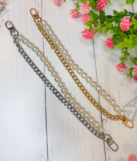 Classic Pearl Layered Purse Chain