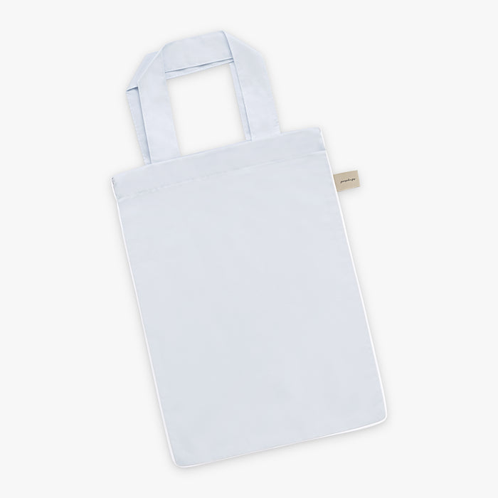 Classic Piped Baby Duvet in Blue Tote Bag