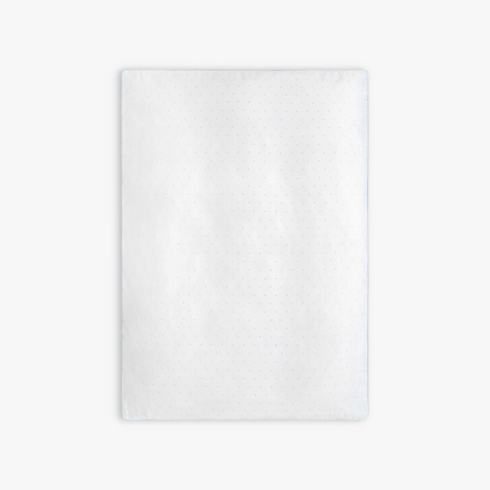 Baby Duvet Blue Polka Dot Flat