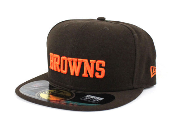 Cleveland Browns NFL New Era 59Fifty Fitted Hat (Team Color)