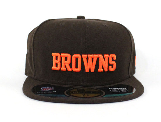 Cleveland Browns NFL New Era 59Fifty Fitted Hat (Team Color)