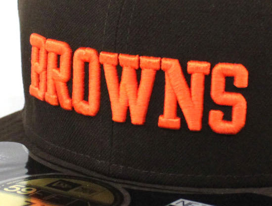 Cleveland Browns NFL New Era 59Fifty Fitted Hat (Team Color)