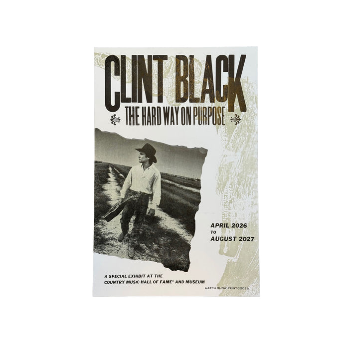 Clint Black Exhibit Poster