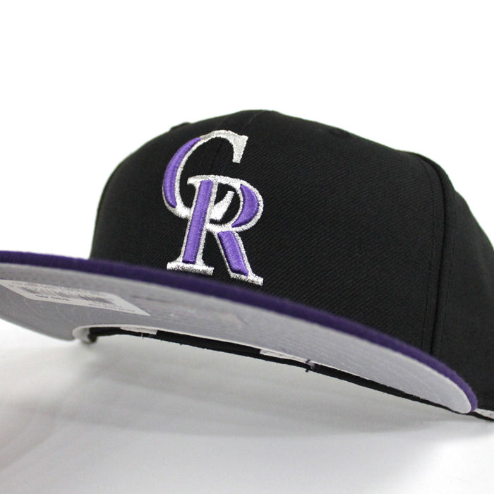 Colorado Rockies 2000-2003 Alt New Era 59Fifty Fitted Hat (Gray Under Brim)