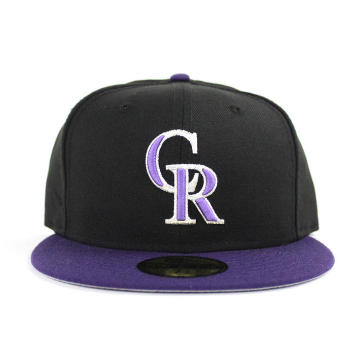 Colorado Rockies 2000-2003 Alt New Era 59Fifty Fitted Hat (Gray Under Brim)