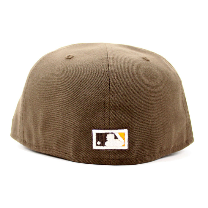 Colorado Rockies 25th Anniversary New Era 59Fifty Fitted Hat (Glow in the Dark Walnut Light Orange Pop Under Brim)