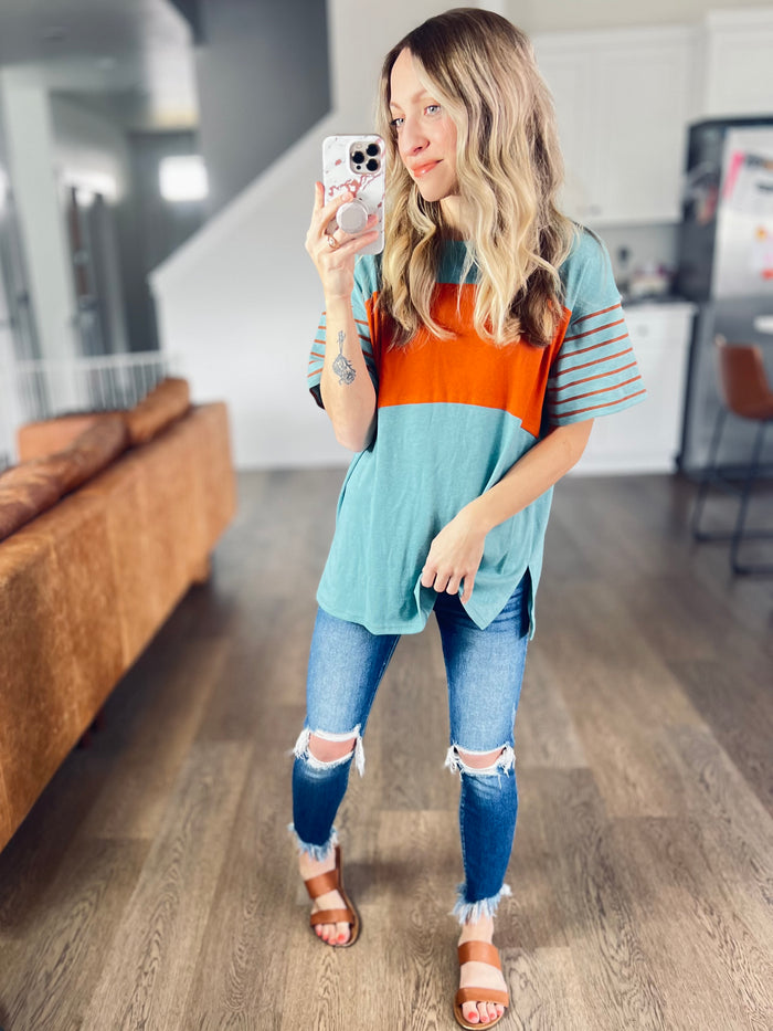 Comfort Stripe Top