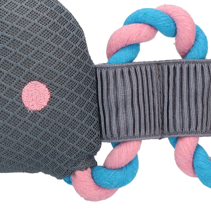 CoolPets Pull Me! Crocky Rope Flamingo