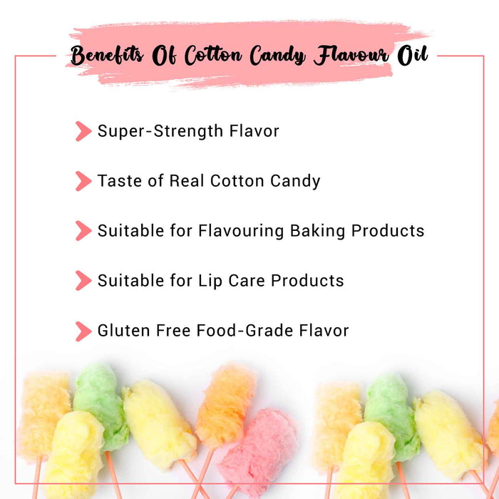 Benefits Cotton Candy Flavor Oil