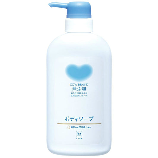 Cow brand additive-free body soap with pump