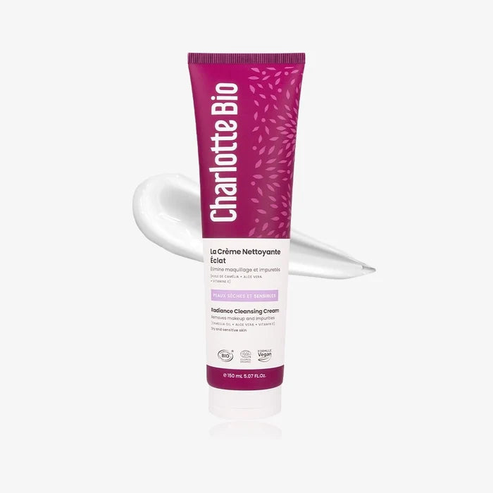 Crème nettoyante visage éclat bio Charlotte Bio