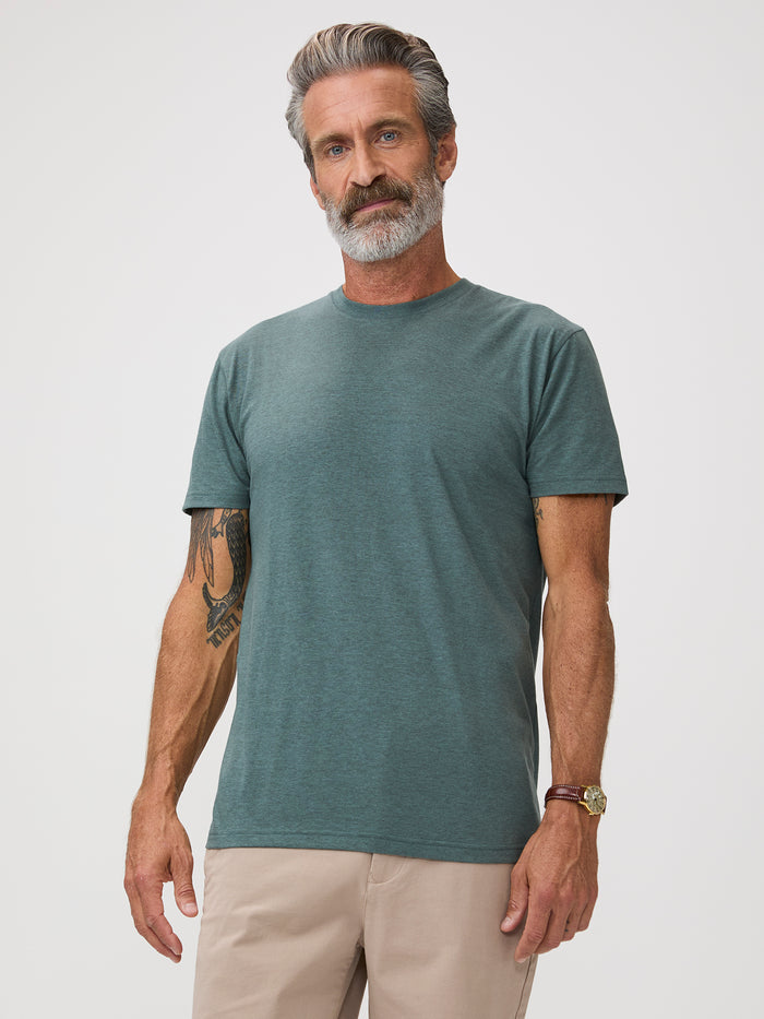 Harbor Mist Cross-Dye T-Shirts | Find the best green tees
