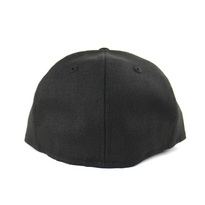 Crow New Era 59FIFTY Fitted Hat (Black Black 2 Gray Under Brim)