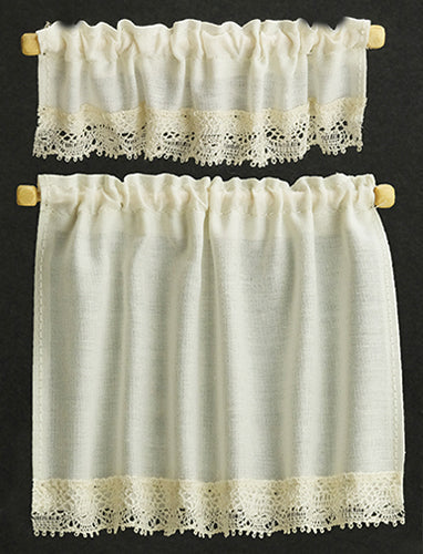 Curtains: Cottage Set, Ecru By Barbara O'Brien (BB50401)