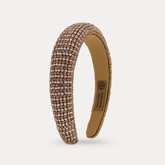 a headband with rhinestones on it