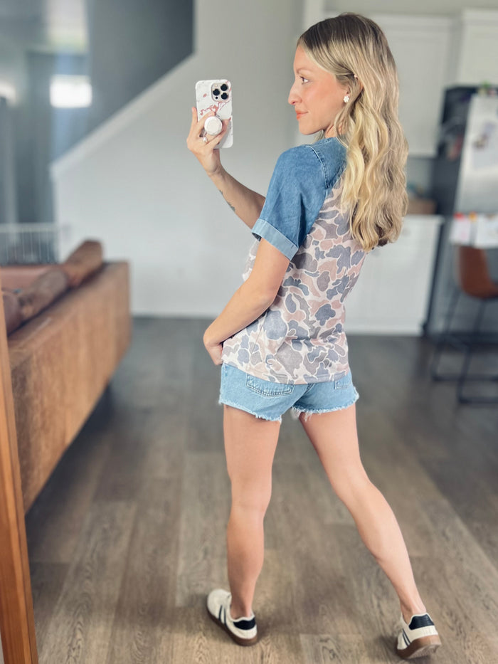Denim Days Vintage Camo Tee