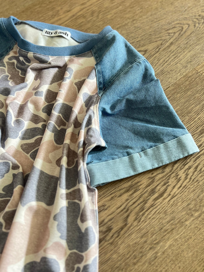 Denim Days Vintage Camo Tee
