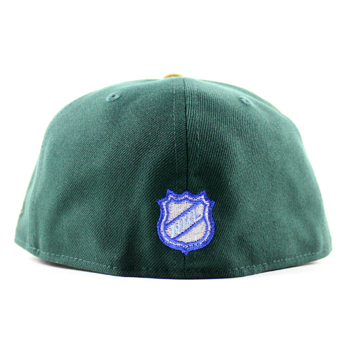 Detroit Red Wings 2008 Stanley Cup Patch New Era 59Fifty Fitted Hat (Dark Green Walnut Gray Under brim)