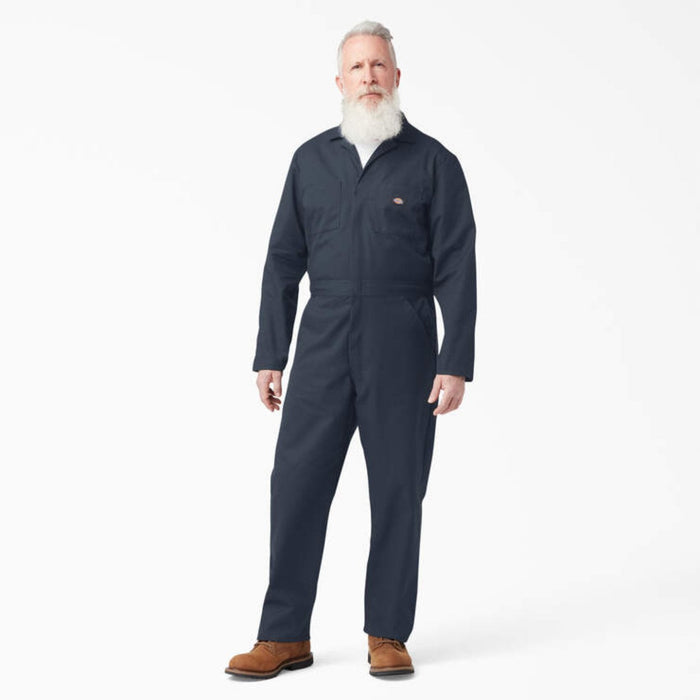 Dickies Men's Basic Blended Coverall Bibs & Overalls Dickies Dark Navy 2XL Reg