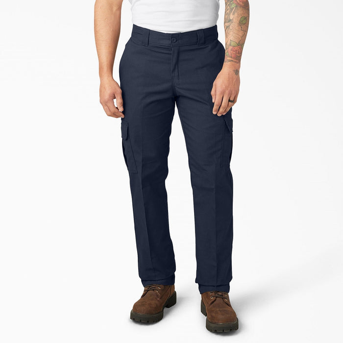 Dickies Men's FLEX Regular Fit Cargo Pants Pants Dickies Dark Navy 30 30 Inseam