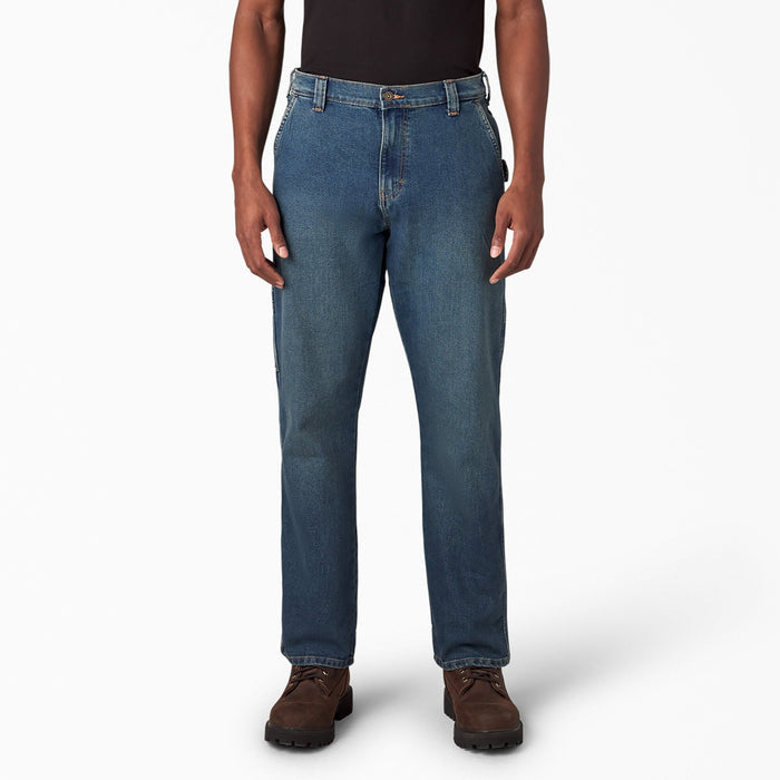 Dickies Men's FLEX Regular Fit Carpenter Utility Jean Pants Dickies Tinted Wash 30 30 Inseam