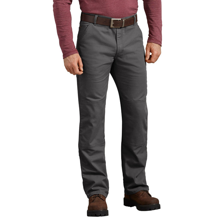 Dickies Men's Regular Fit Duck Double Knee Pant Pants Dickies Stonewashed Slate 30 30 Inseam