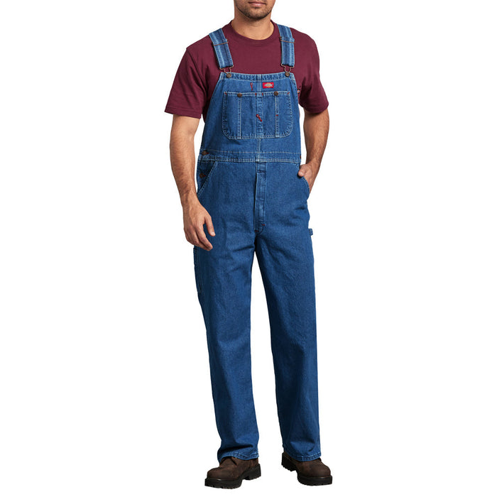 Dickies Men's Stonewashed Denim Bib Overall Bibs & Overalls Dickies