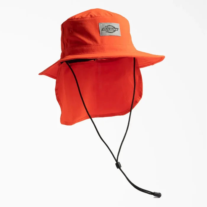 Dickies Reflective Label Ripstop Full Brim Hat Hard Hats & Accessories Dickies Neon Orange OS