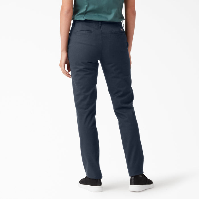 Dickies Women's Slim Fit Stretch Twill Pant Pants Dickies