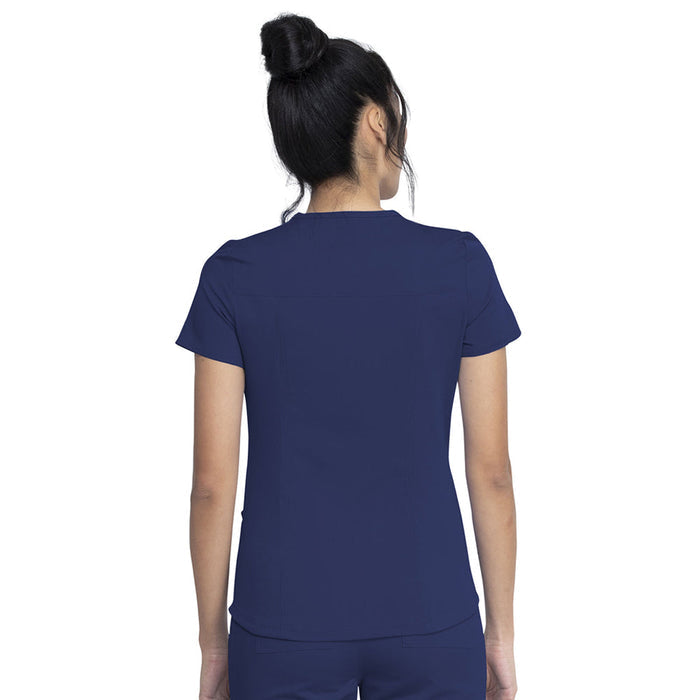 Dickies Women's V-Neck Scrub Top Scrubs Dickies