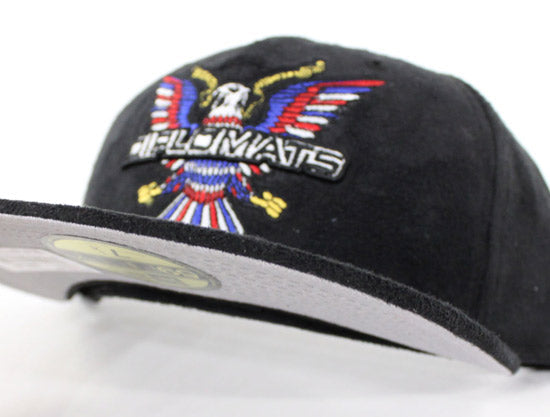 Diplomats 59Fifty New Era Fitted Hat (Black Gray Under Brim)