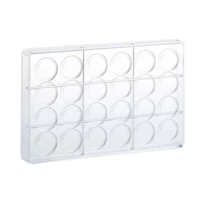 Discs 30mm Chocolarte Mold - 24 Forms
