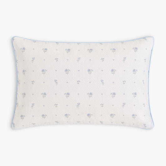 Toddler pillow in the print Ditsy Floral in Blue
