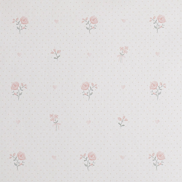 Close up image of the Ditsy Floral pattern in Pink.
