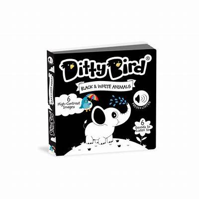 Ditty Bird Black & White Animals Book