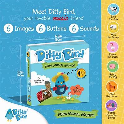 Ditty Bird Farm Animal Sounds Book