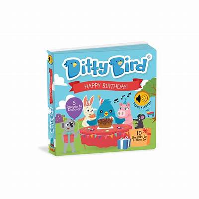 Ditty Bird Happy Birthday Book