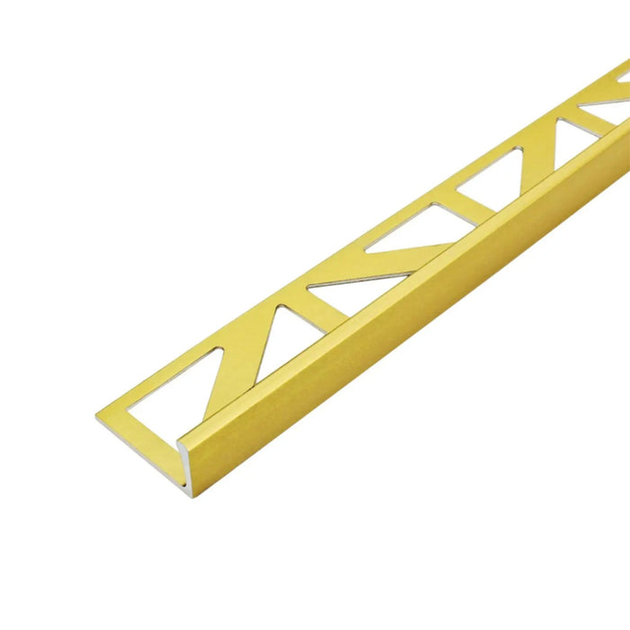 DUROSOL Aluminium L Shaped Trim 12.5mm - Gold Anodised Trims Dural
